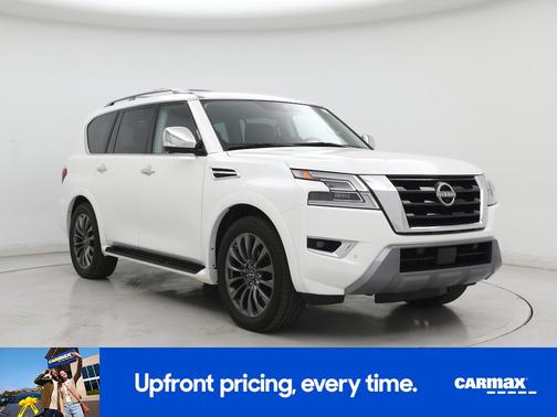 White 2023 Nissan Armada Platinum