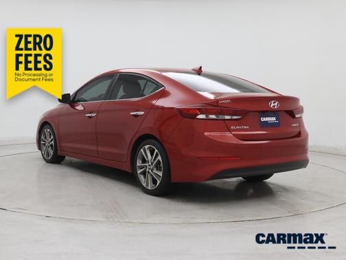 Red 2017 Hyundai ELANTRA Limited