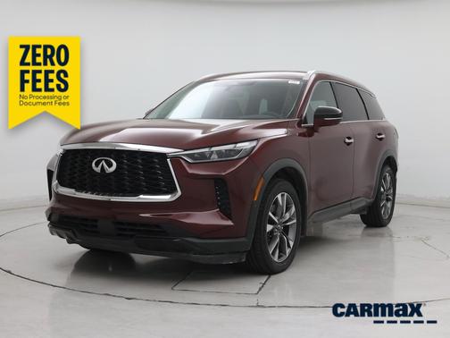 Red 2024 INFINITI QX60 Luxe