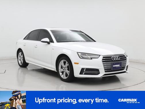 White 2018 Audi A4 Premium