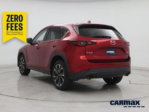 Red 2022 Mazda CX-5 2.5 S Premium Package
