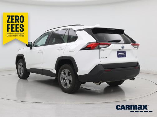 White 2023 Toyota RAV4 Hybrid LE