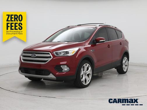 Red 2019 Ford Escape Titanium
