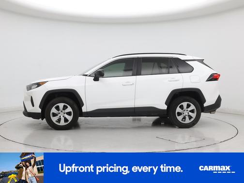 White 2021 Toyota RAV4 LE
