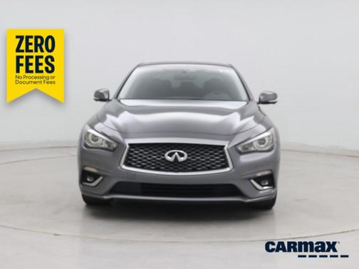 Gray 2021 INFINITI Q50 Luxe