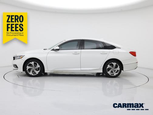 White 2018 Honda Accord EX-L
