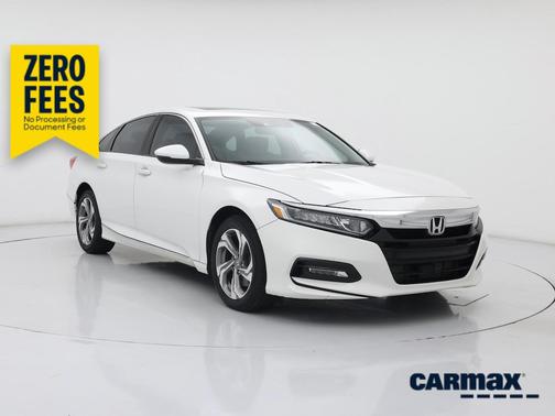 White 2018 Honda Accord EX-L