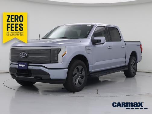 Silver 2022 Ford F-150 Lightning Lariat