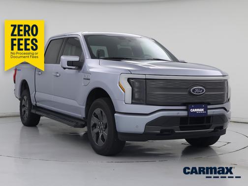 Silver 2022 Ford F-150 Lightning Lariat