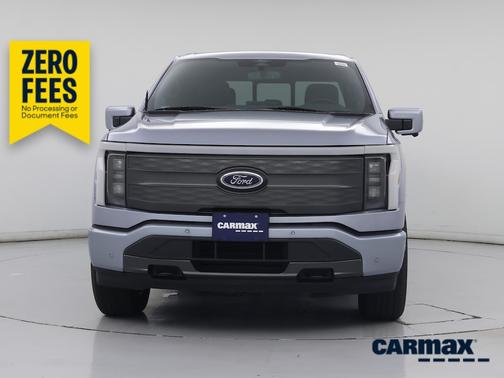 Silver 2022 Ford F-150 Lightning Lariat