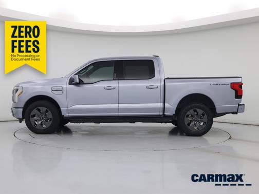 Silver 2022 Ford F-150 Lightning Lariat