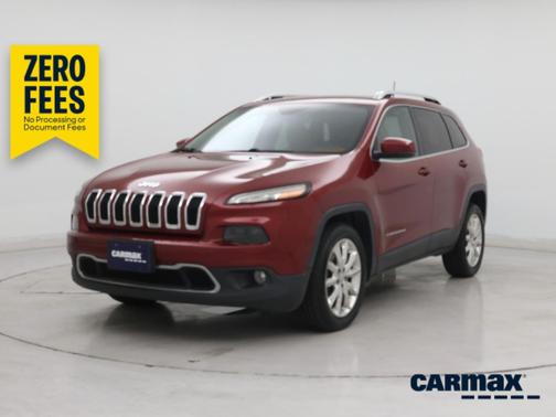 Red 2016 Jeep Cherokee Limited