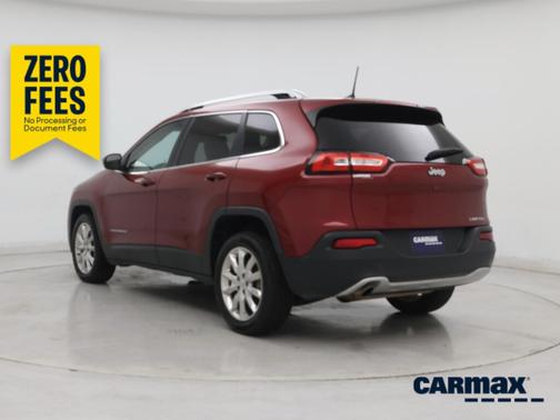 Red 2016 Jeep Cherokee Limited