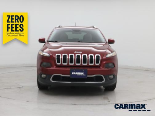 Red 2016 Jeep Cherokee Limited
