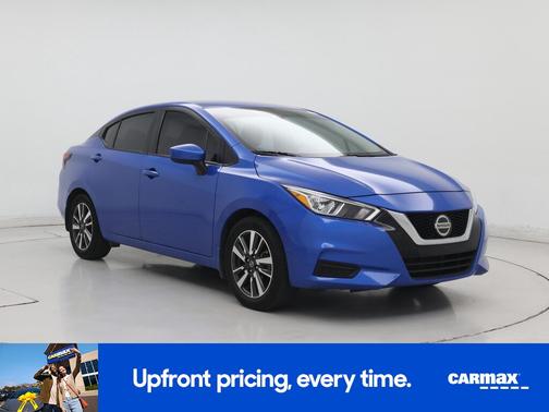 Blue 2022 Nissan Versa SV