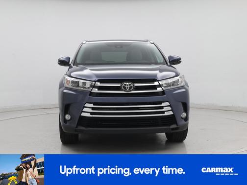 Blue 2017 Toyota Highlander Limited