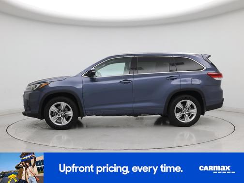 Blue 2017 Toyota Highlander Limited