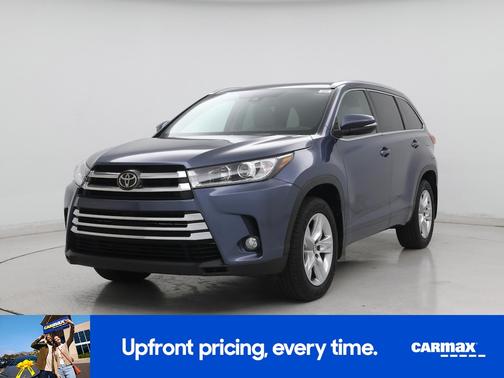 Blue 2017 Toyota Highlander Limited