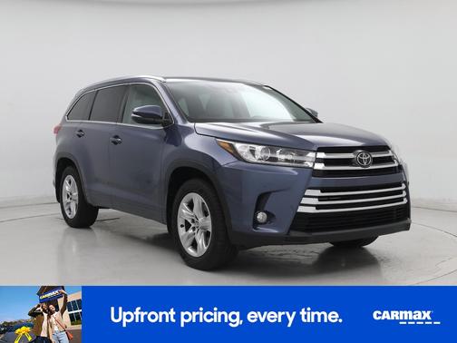 Blue 2017 Toyota Highlander Limited