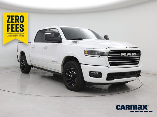 White 2025 RAM 1500 Laramie