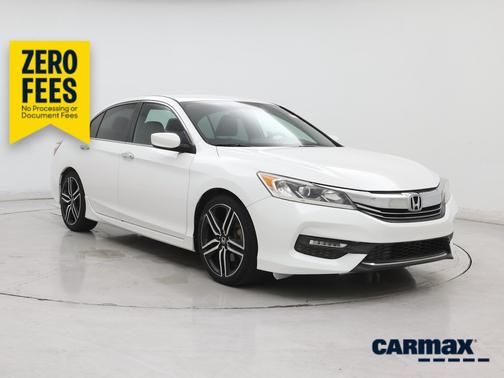 White 2016 Honda Accord Sport