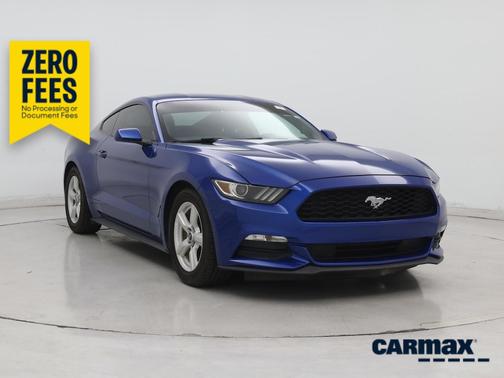 Blue 2017 Ford Mustang
