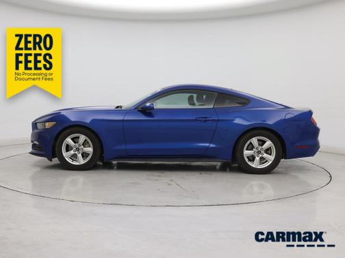 Blue 2017 Ford Mustang