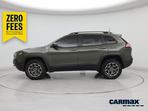 Green 2020 Jeep Cherokee Trailhawk