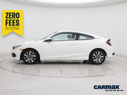 White 2016 Honda Civic LX