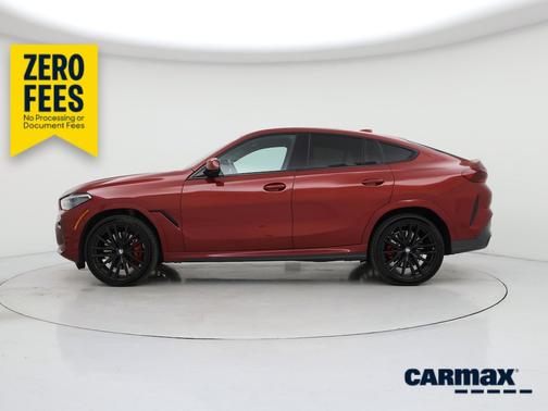 Red 2023 BMW X6 M50i