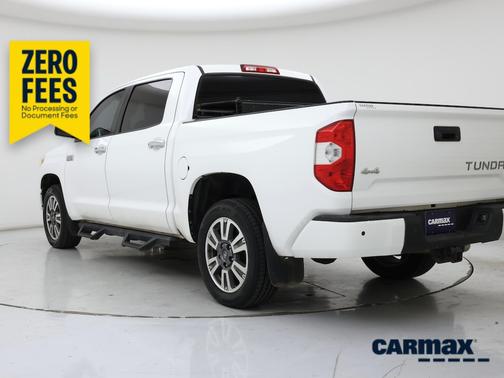 White 2018 Toyota Tundra Platinum