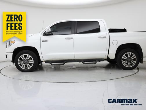 White 2018 Toyota Tundra Platinum