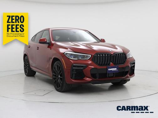 Red 2023 BMW X6 M50i