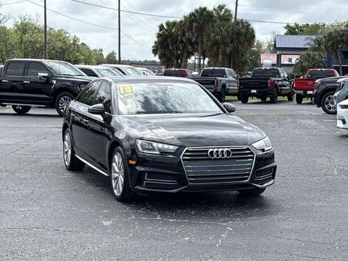 Mythos Black Metallic 2018 Audi A4 2.0T Tech ultra Premium