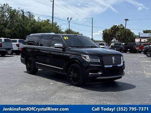 Black 2021 Lincoln Navigator L Black Label