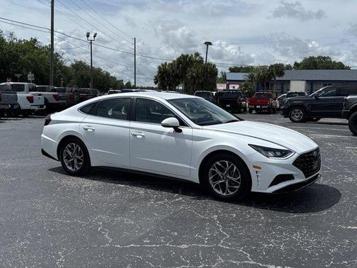 Quartz White 2020 Hyundai SONATA SEL