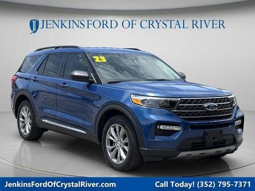 Stone Blue Metallic 2023 Ford Explorer XLT
