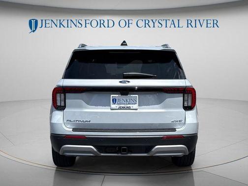 Space White Metallic 2026 Ford Explorer Platinum