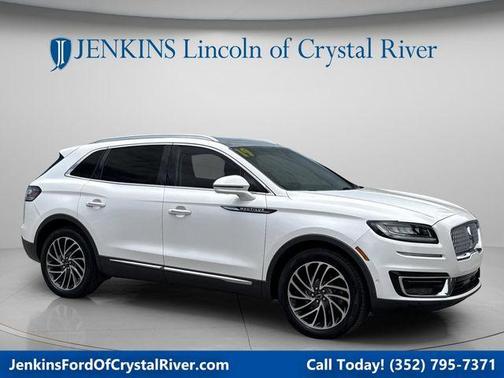 White Platinum Clearcoat Metallic 2019 Lincoln Nautilus Reserve