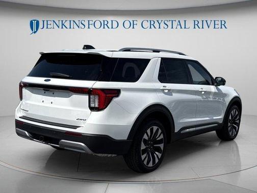 Star White 2026 Ford Explorer Platinum