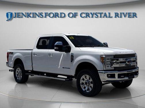 White Platinum Clearcoat Metallic 2018 Ford F-250 Lariat
