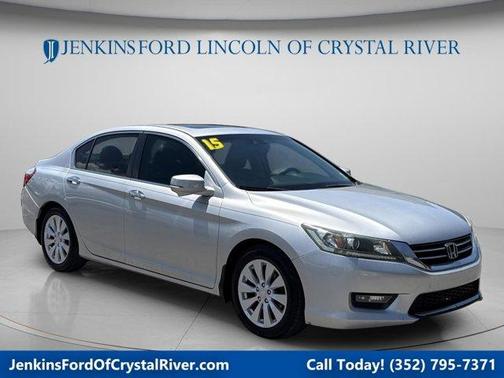 Alabaster Silver Metallic 2015 Honda Accord EX-L