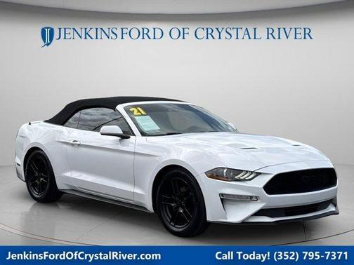 Oxford White 2021 Ford Mustang EcoBoost Premium