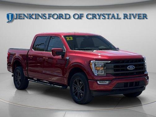 Red Metallic 2022 Ford F-150 Lariat