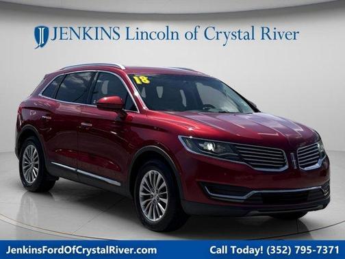 Ruby Red Metallic Tinted Clearcoat 2018 Lincoln MKX Select