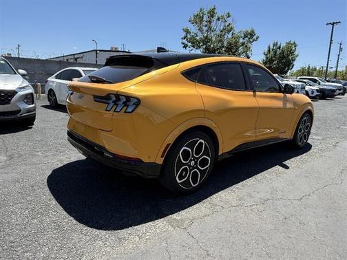 Yellow 2023 Ford Mustang Mach-E GT