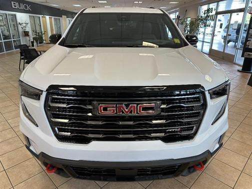 White 2026 GMC Acadia AT4