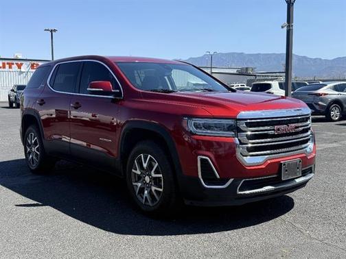 Red 2022 GMC Acadia SLE