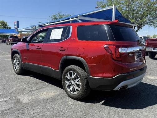 Red 2022 GMC Acadia SLE