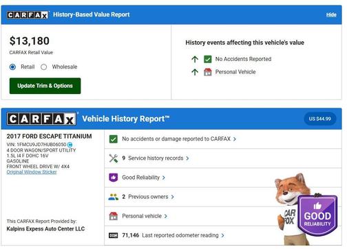 2017 Ford Escape Titanium